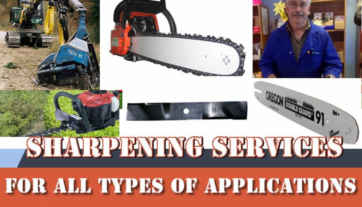 Power Equipment Sharpening Services